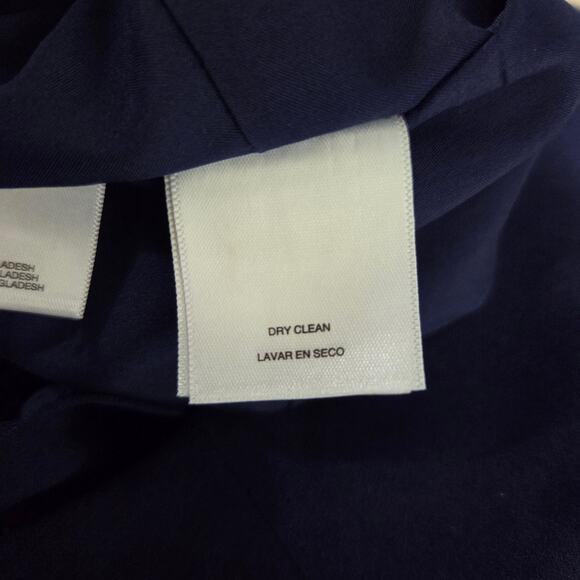 Kasper Petite Notched-Neck Sheath Dress Career Business Navy Blue NWT Size 12P - Picture 10 of 10